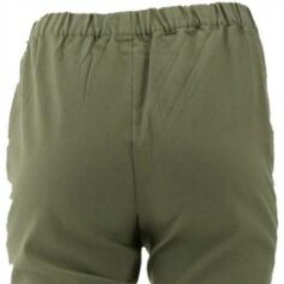 NWT DENIM & CO‎ STRETCH DENIM MOSS PEDAL PUSHER XS - Picture 4 of 10